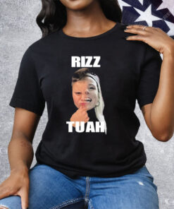 The Rizzler X Hawk Tuah Tee Shirt