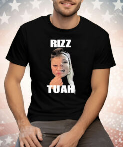 The Rizzler X Hawk Tuah Tee Shirt