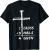 1 Cross 3 Nails Forgiven Christian Easter 2022 T-Shirt